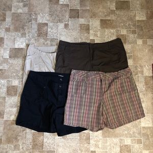 4 pairs of Lane Bryant shorts